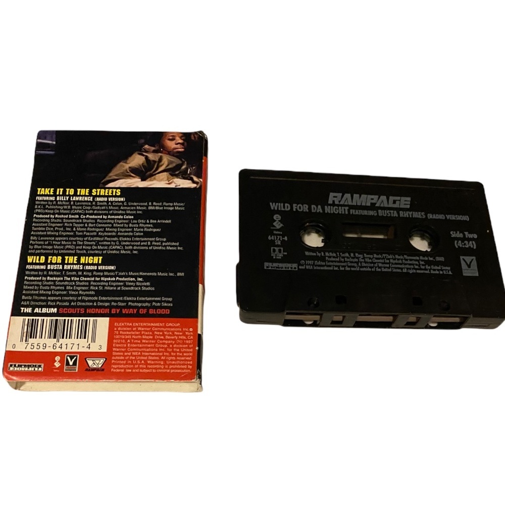 Rampage “Take It to the Streets” cassette single. - Picture 3 of 4
